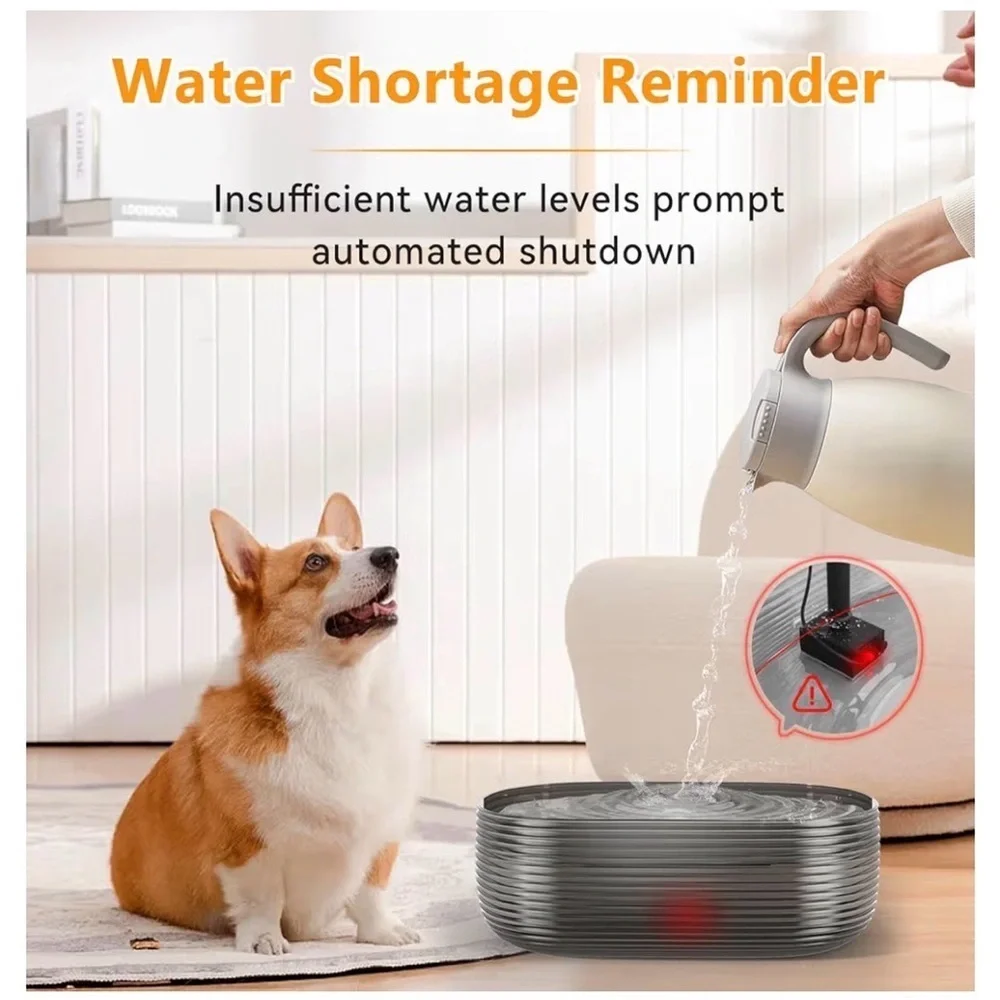 Dog Water Fountain for Large Dogs, Dog Fountain Water Bowl